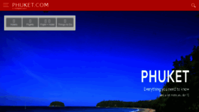 What Phuket.com website looked like in 2016 (7 years ago)