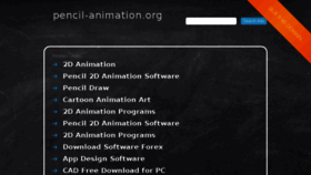 What Pencil-animation.org website looked like in 2017 (7 years ago)