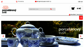 What Porcelanovysvet.cz website looked like in 2017 (7 years ago)