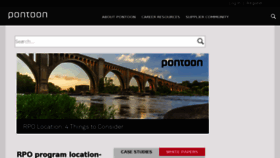 What Pontoonsolutions.com website looked like in 2017 (7 years ago)
