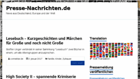 What Presse-nachrichten.de website looked like in 2017 (7 years ago)