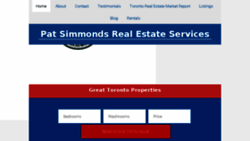 What Patsimmonds.com website looked like in 2017 (7 years ago)