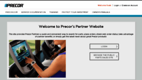 What Precorconnect.com website looked like in 2017 (7 years ago)