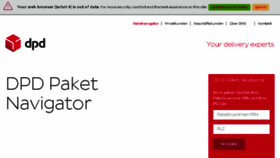 What Paketnavigator.at website looked like in 2017 (7 years ago)