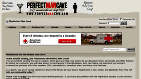 What Perfectmancave.com website looked like in 2017 (7 years ago)