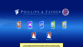 What Phillipsandfather.com website looked like in 2017 (7 years ago)