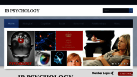 What Psychologyib.com website looked like in 2017 (7 years ago)