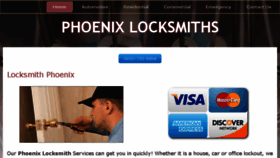 What Phoenix-az-locksmiths.com website looked like in 2017 (7 years ago)