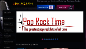 What Pontacq-radio.fr website looked like in 2017 (7 years ago)