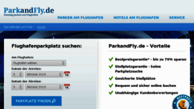 What Parkandfly.de website looked like in 2017 (7 years ago)