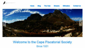 What Piscator.co.za website looked like in 2017 (7 years ago)