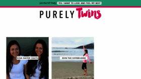 What Purelytwins.com website looked like in 2017 (7 years ago)