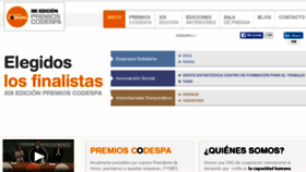 What Premioscodespa.com website looked like in 2017 (8 years ago)