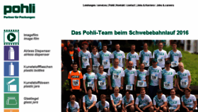 What Pohli.de website looked like in 2017 (7 years ago)