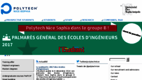 What Polytechnice.fr website looked like in 2017 (7 years ago)