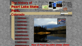 What Pearllakehist.com website looked like in 2017 (7 years ago)