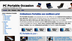 What Pcportableoccasion.fr website looked like in 2017 (7 years ago)