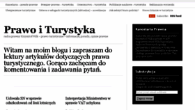 What Prawoturystyczne.pl website looked like in 2017 (7 years ago)