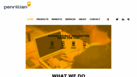 What Penrillian.com website looked like in 2017 (7 years ago)