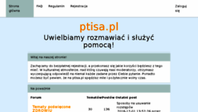What Ptisa.pl website looked like in 2017 (7 years ago)