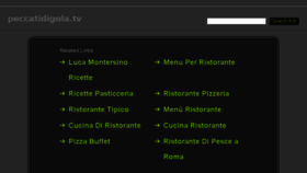 What Peccatidigola.tv website looked like in 2017 (7 years ago)
