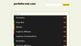 What Perfetto-net.com website looked like in 2017 (7 years ago)