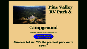 What Pinevalleycampground.com website looked like in 2017 (7 years ago)