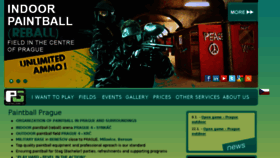 What Paintballgame.cz website looked like in 2017 (7 years ago)