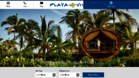 What Playaviva.com website looked like in 2017 (7 years ago)
