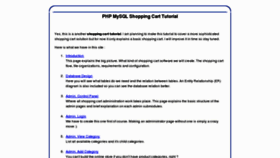 What Phpwebcommerce.com website looked like in 2011 (12 years ago)