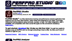 What Perfprostudio.com website looked like in 2017 (7 years ago)