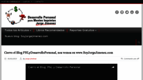 What Pnlydesarrollopersonal.com website looked like in 2017 (7 years ago)