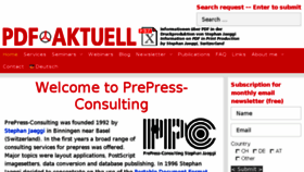 What Pdf-aktuell.ch website looked like in 2017 (7 years ago)