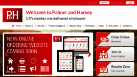 What Palmerharvey.co.uk website looked like in 2017 (7 years ago)
