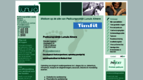 What Pedicurealmere.nl website looked like in 2017 (7 years ago)