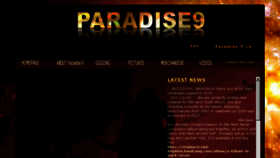 What Paradise9.net website looked like in 2017 (7 years ago)