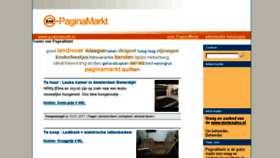 What Paginamarkt.nl website looked like in 2017 (7 years ago)