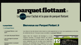 What Parquetflottant.fr website looked like in 2017 (7 years ago)