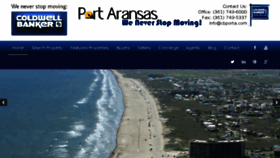 What Portaransastxrealestate.com website looked like in 2017 (7 years ago)