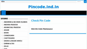 What Pincode.ind.in website looked like in 2017 (7 years ago)