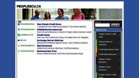 What Peoplescu.ca website looked like in 2017 (7 years ago)