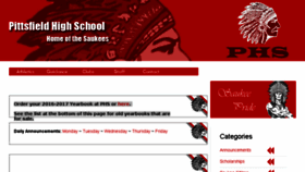 What Phs.net website looked like in 2017 (7 years ago)