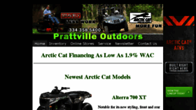 What Prattvilleoutdoors.com website looked like in 2017 (7 years ago)
