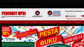 What Penerbit.upsi.edu.my website looked like in 2017 (7 years ago)