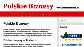 What Polskiebiznesy.pl website looked like in 2017 (7 years ago)