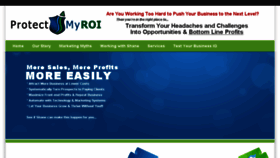 What Protectmyroi.com website looked like in 2017 (7 years ago)