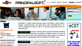 What Principalsoft.com website looked like in 2017 (7 years ago)