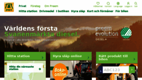 What Preem.se website looked like in 2017 (7 years ago)