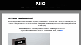 What Ps-io.com website looked like in 2017 (7 years ago)