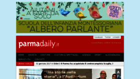 What Parmadaily.it website looked like in 2017 (7 years ago)